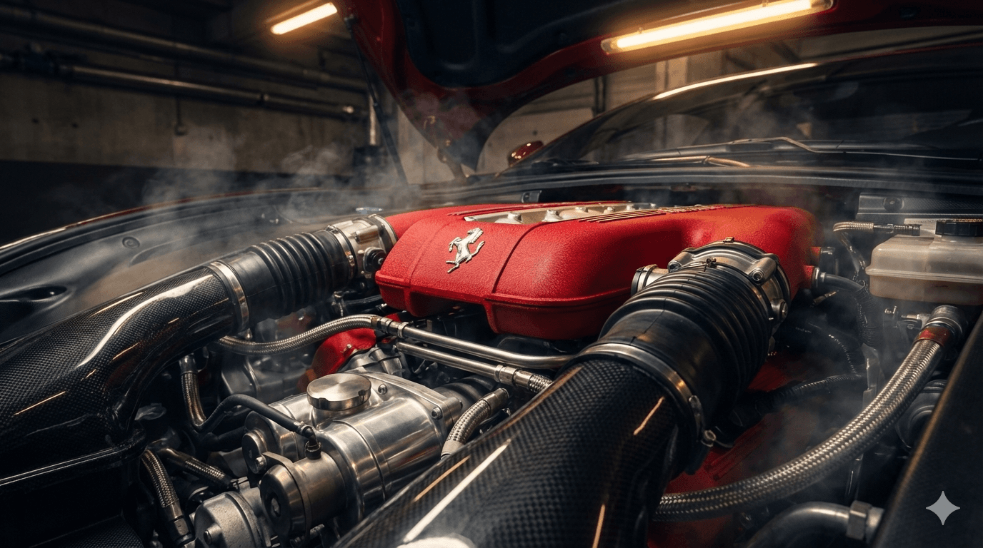 ferrari /// ENGINE BAY