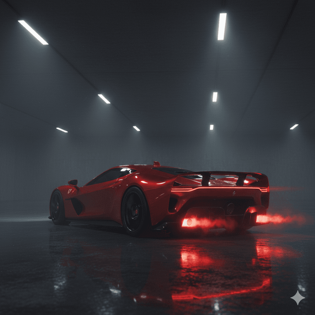 ferrari /// REAR VIEW