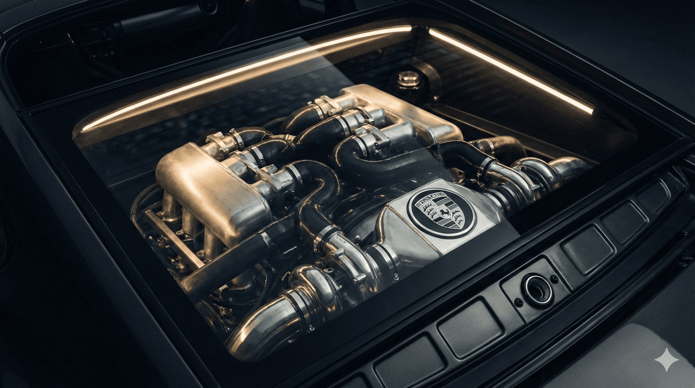 porsche /// ENGINE BAY